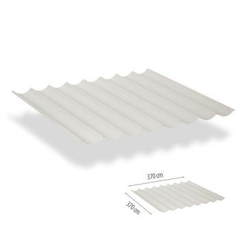 Harmonicadoek incl. bevestigingsset 3.70x3.70 - Sahara Sand