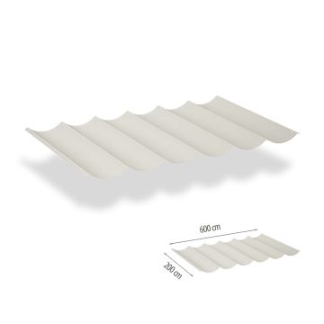 Harmonicadoek incl. bevestigingsset 2.00x6.00 - Sahara Sand