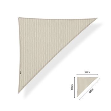 Schaduwdoek driehoek 90° 3.00x3.00x4.20 meter