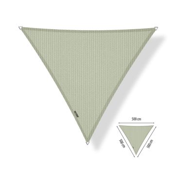 Schaduwdoek driehoek 5.00x5.00x5.00 meter