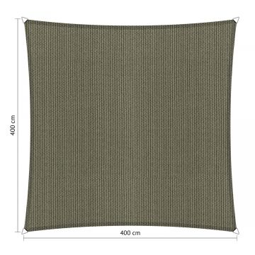 Schaduwdoek vierkant 4,00x4,00 meter