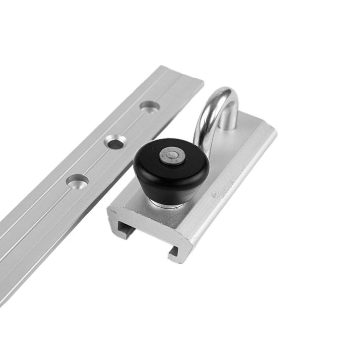 Aluminium rail + schuifsysteem RVS main product photo