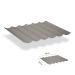 Harmonicadoek incl. bevestigingsset 2.90x3.00 - Elephant Grey waterdicht